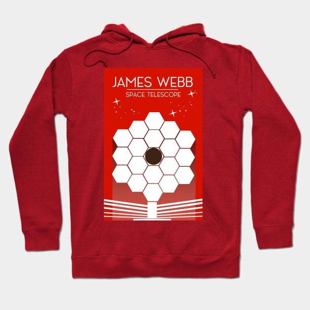 James Webb Space Telescope space art Hoodie by nickemporium1